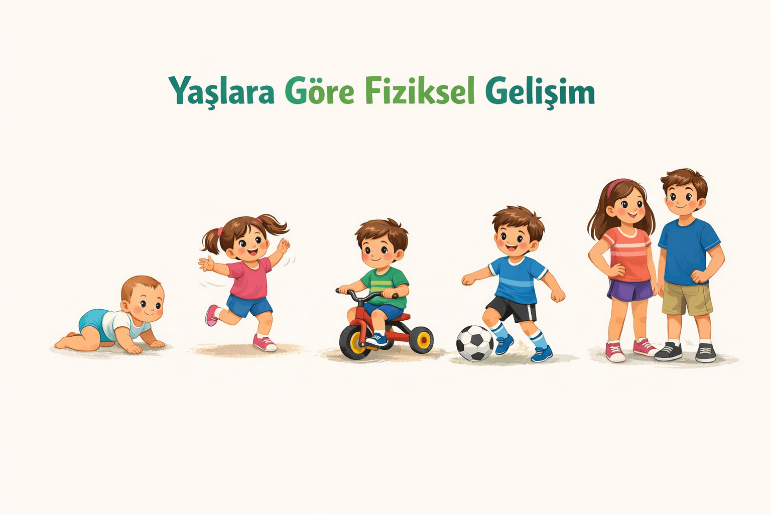 Yaşlara Göre Fiziksel Gelişim: Bebeklikten Yetişkinliğe Değişim Süreci
